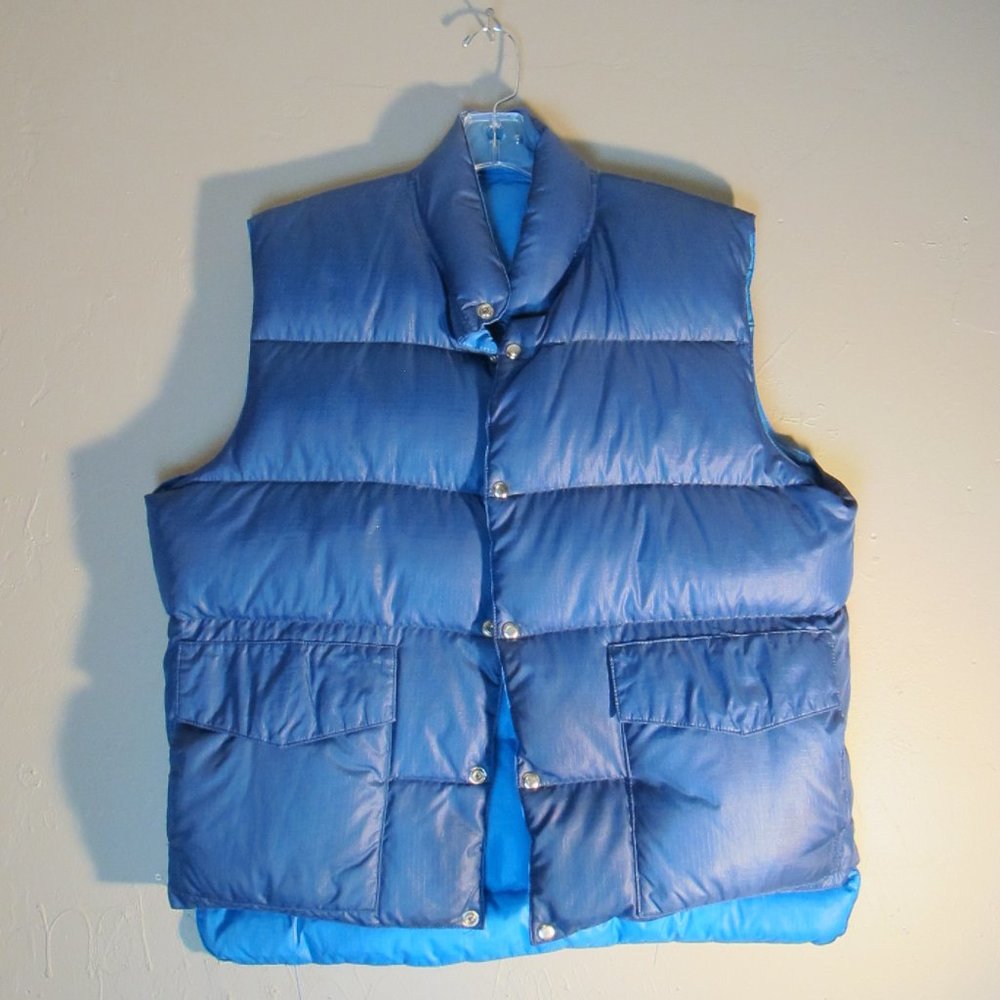 Vintage Speigel Goose down reversible Vest L